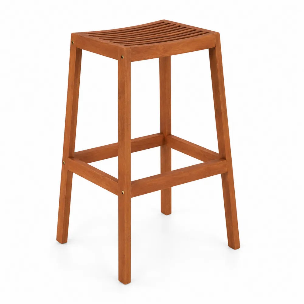 Tabouret de Bar en Bois 75 cm Marron
